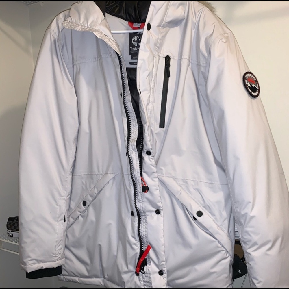 Timberland fur coat never worn